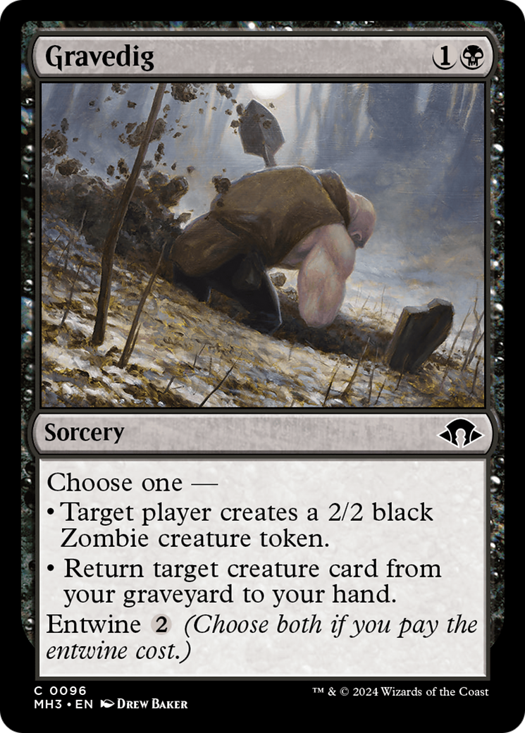 Gravedig [Modern Horizons 3] MTG Single Magic: The Gathering | Red Claw Gaming