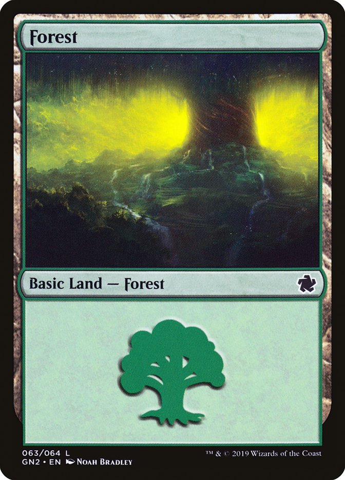 Forest (63) [Game Night 2019] MTG Single Magic: The Gathering | Red Claw Gaming