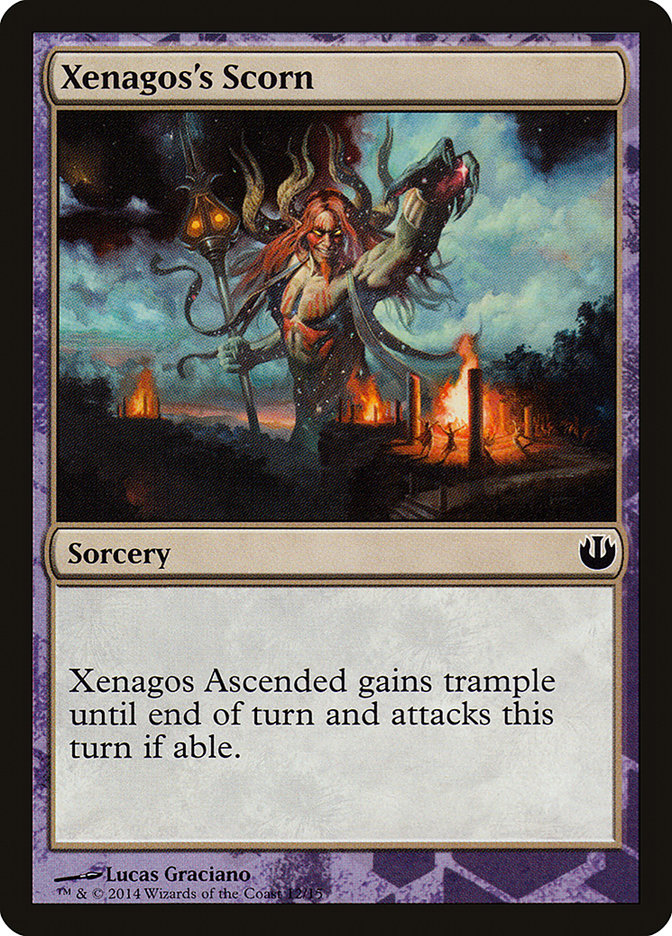 Xenagos's Scorn [Journey into Nyx Defeat a God] MTG Single Magic: The Gathering | Red Claw Gaming