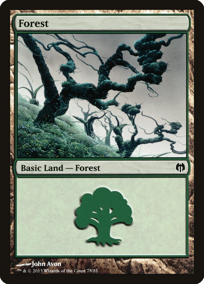 Forest (78) [Duel Decks: Heroes vs. Monsters] MTG Single Magic: The Gathering    | Red Claw Gaming