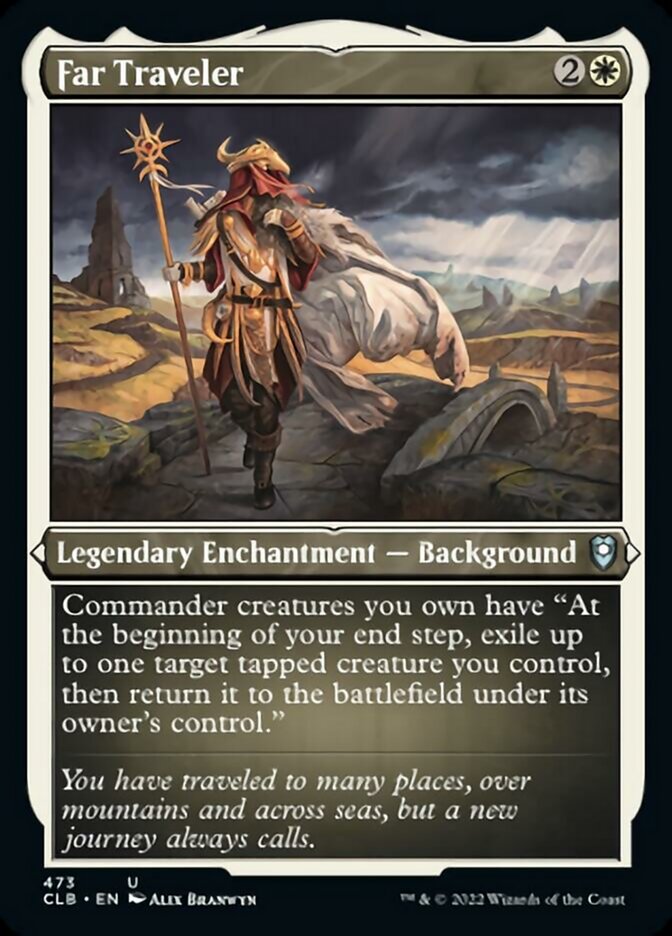 Far Traveler (Foil Etched) [Commander Legends: Battle for Baldur's Gate] MTG Single Magic: The Gathering | Red Claw Gaming