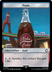 Food (0013) // Human Soldier Double-Sided Token [Fallout Tokens] MTG Single Magic: The Gathering | Red Claw Gaming