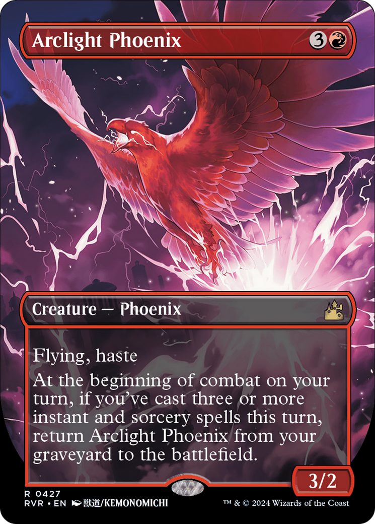 Arclight Phoenix (Anime Borderless) [Ravnica Remastered] MTG Single Magic: The Gathering | Red Claw Gaming