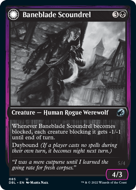 Baneblade Scoundrel // Baneclaw Marauder [Innistrad: Double Feature] MTG Single Magic: The Gathering | Red Claw Gaming