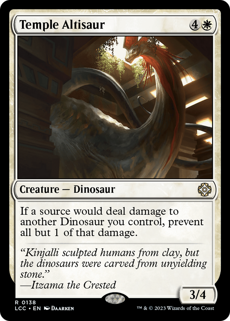 Temple Altisaur [The Lost Caverns of Ixalan Commander] MTG Single Magic: The Gathering | Red Claw Gaming