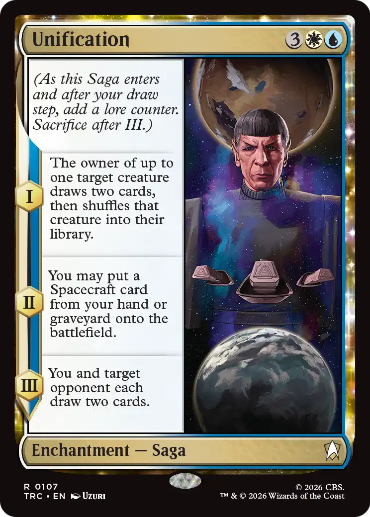 Unification (Surge Foil) [Star Trek Commander] | Red Claw Gaming
