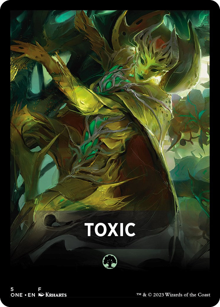 Toxic Theme Card [Phyrexia: All Will Be One Tokens] MTG Single Magic: The Gathering    | Red Claw Gaming