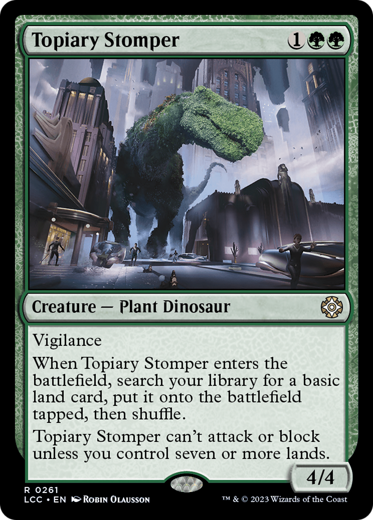 Topiary Stomper [The Lost Caverns of Ixalan Commander] MTG Single Magic: The Gathering | Red Claw Gaming