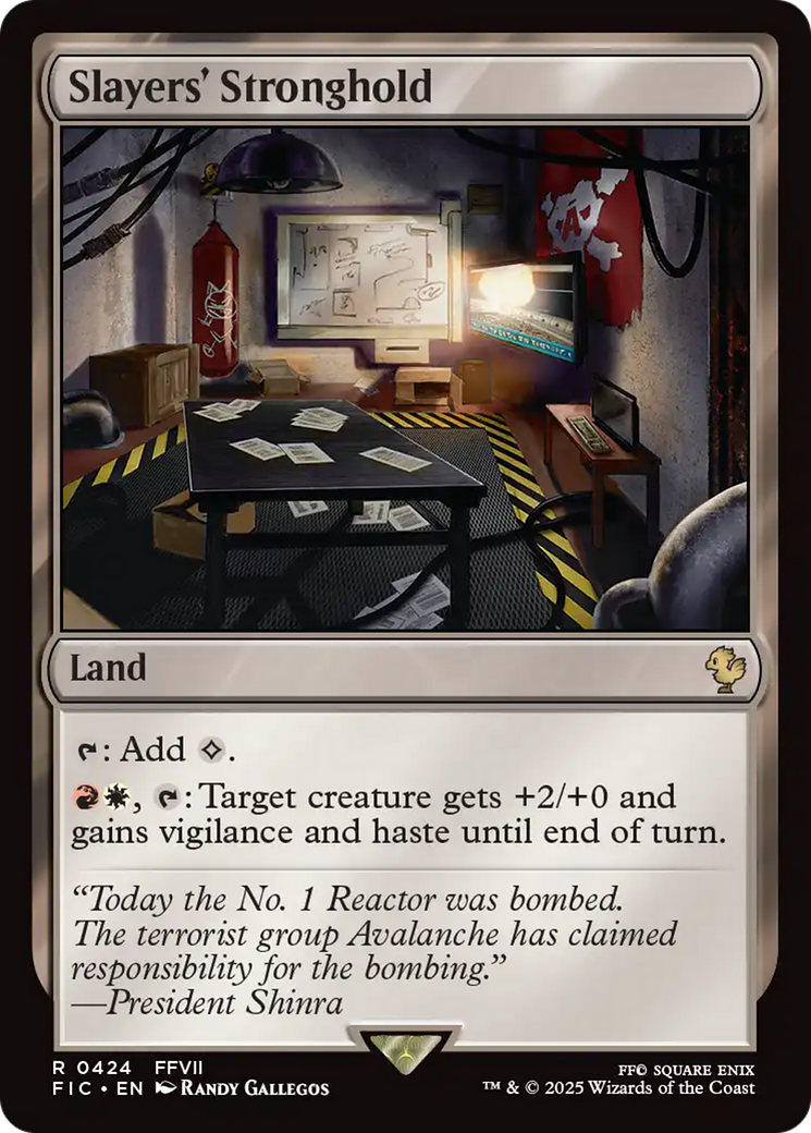 Slayers' Stronghold [FINAL FANTASY Commander] MTG Single Magic: The Gathering | Red Claw Gaming