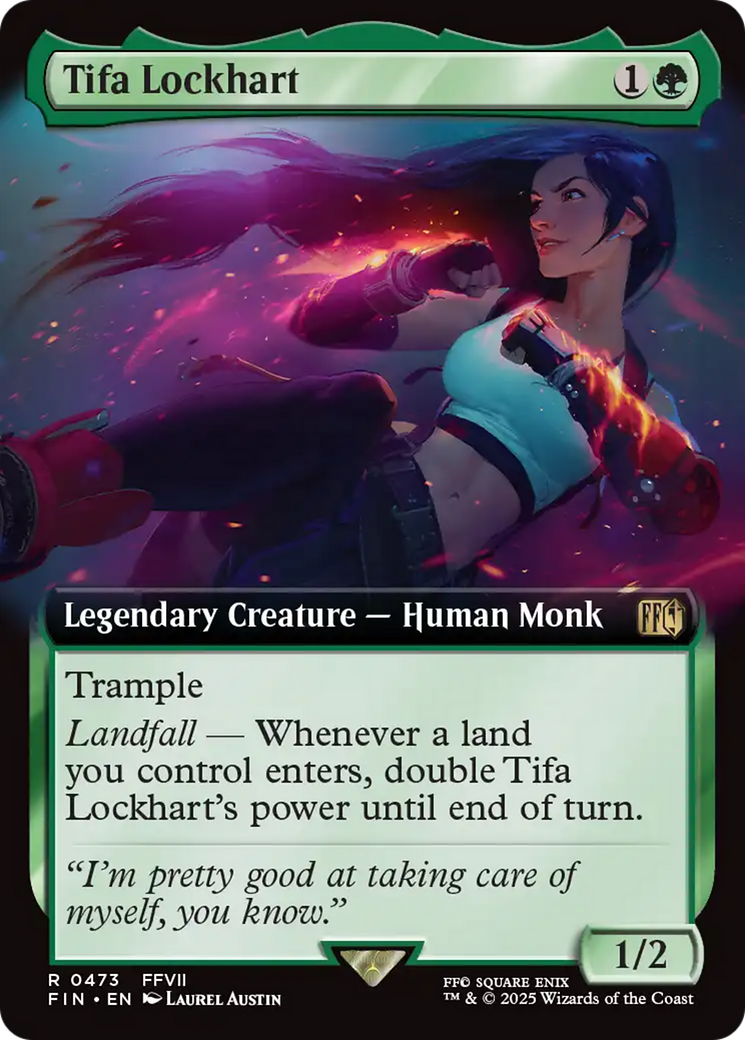 Tifa Lockhart (Extended Art) [FINAL FANTASY] MTG Single Magic: The Gathering | Red Claw Gaming