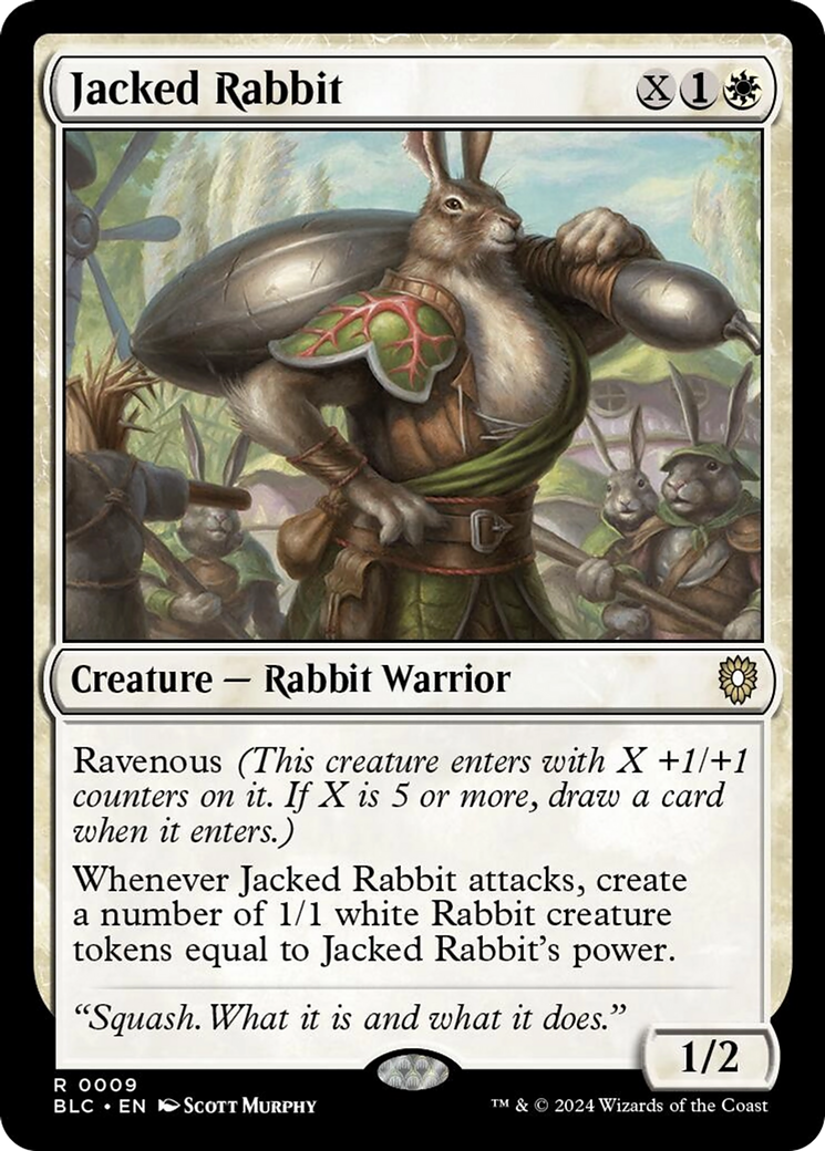 Jacked Rabbit [Bloomburrow Commander] MTG Single Magic: The Gathering | Red Claw Gaming