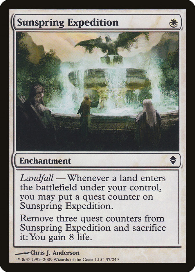 Sunspring Expedition [Zendikar] MTG Single Magic: The Gathering | Red Claw Gaming