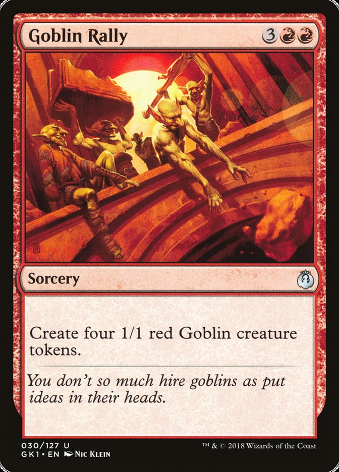 Goblin Rally [Guilds of Ravnica Guild Kit] MTG Single Magic: The Gathering | Red Claw Gaming