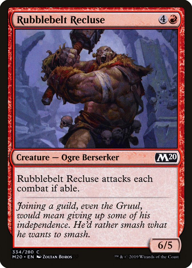 Rubblebelt Recluse [Core Set 2020] MTG Single Magic: The Gathering | Red Claw Gaming