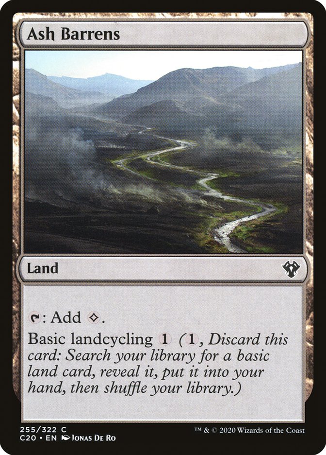 Ash Barrens [Commander 2020] MTG Single Magic: The Gathering | Red Claw Gaming