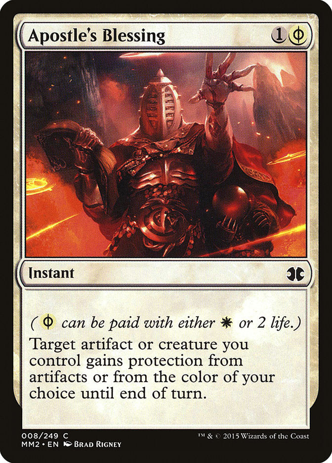 Apostle's Blessing [Modern Masters 2015] MTG Single Magic: The Gathering | Red Claw Gaming
