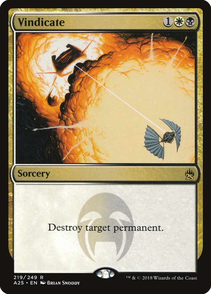 Vindicate [Masters 25] MTG Single Magic: The Gathering | Red Claw Gaming