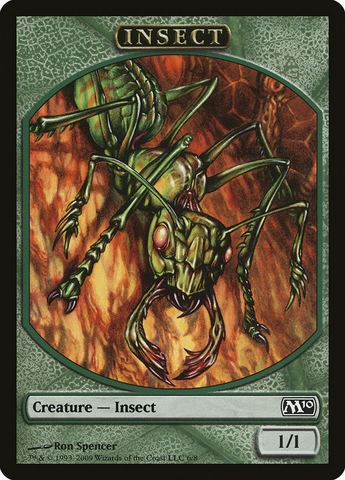 Insect Token [Magic 2010 Tokens] MTG Single Magic: The Gathering | Red Claw Gaming