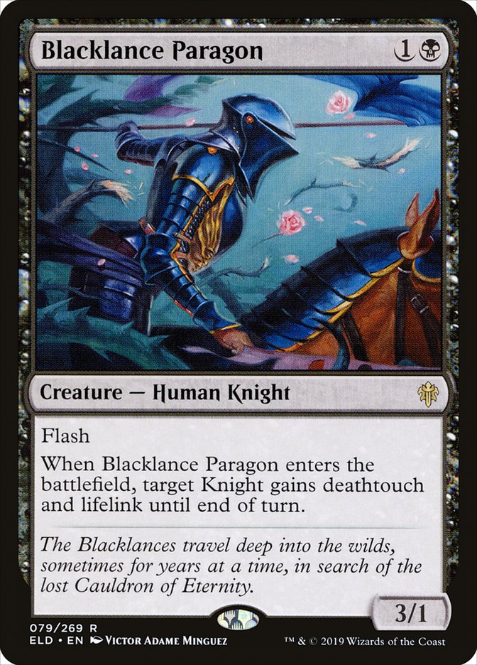 Blacklance Paragon [Throne of Eldraine] MTG Single Magic: The Gathering | Red Claw Gaming