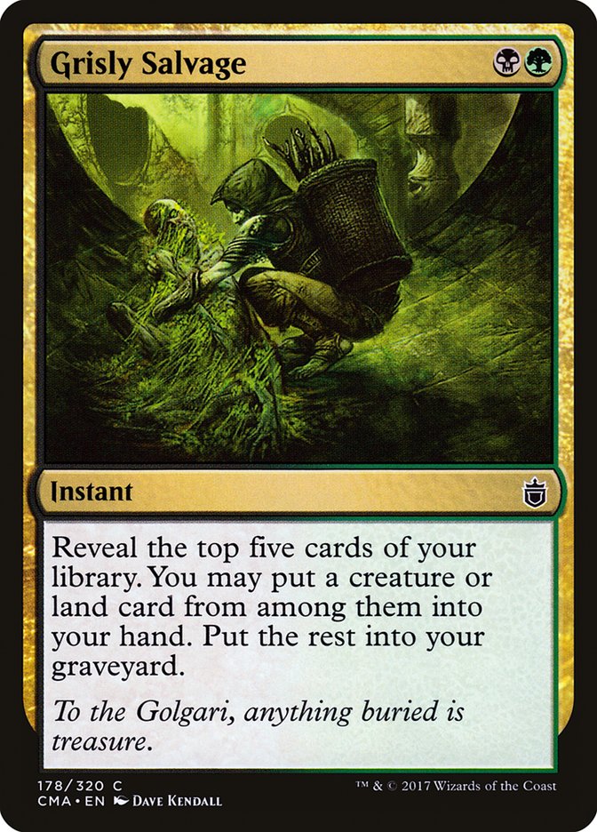 Grisly Salvage [Commander Anthology] MTG Single Magic: The Gathering | Red Claw Gaming