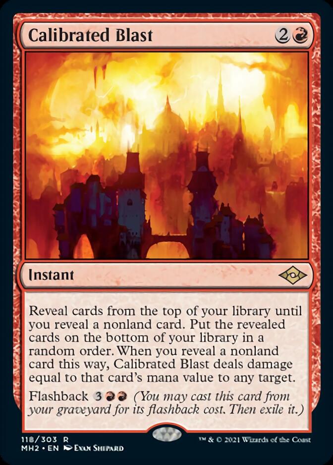 Calibrated Blast [Modern Horizons 2] MTG Single Magic: The Gathering    | Red Claw Gaming
