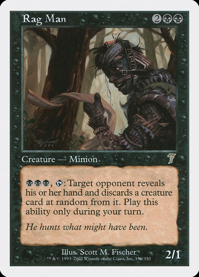 Rag Man [Seventh Edition] MTG Single Magic: The Gathering | Red Claw Gaming