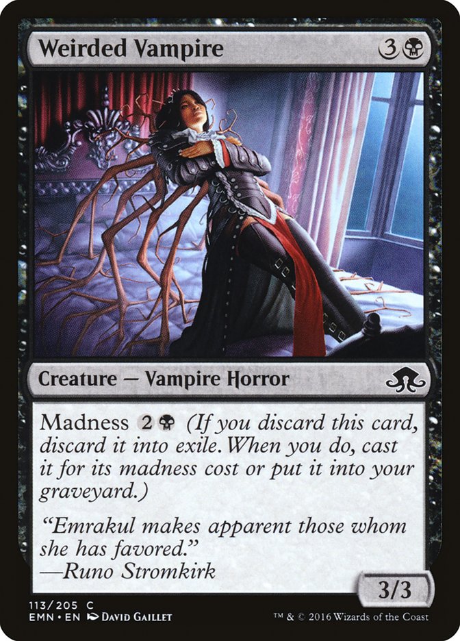 Weirded Vampire [Eldritch Moon] MTG Single Magic: The Gathering | Red Claw Gaming