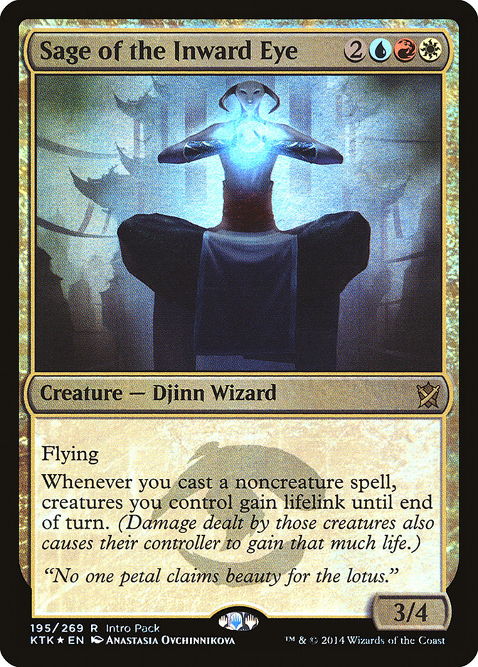Sage of the Inward Eye (Intro Pack) [Khans of Tarkir Promos] MTG Single Magic: The Gathering | Red Claw Gaming