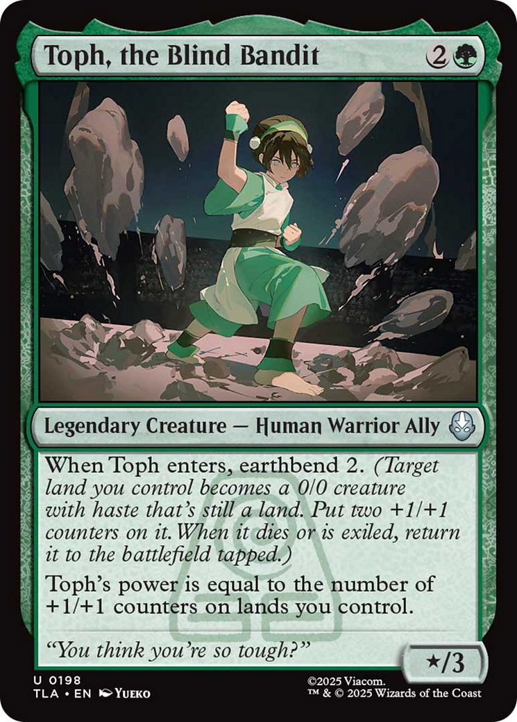 Toph, the Blind Bandit [Avatar: The Last Airbender] MTG Single Magic: The Gathering | Red Claw Gaming