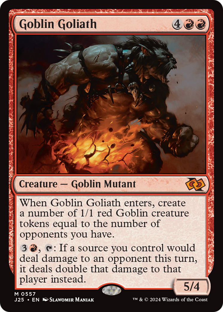 Goblin Goliath [Foundations Jumpstart] MTG Single Magic: The Gathering | Red Claw Gaming