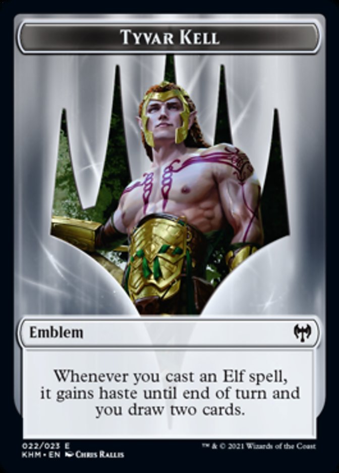 Tyvar Kell Emblem [Kaldheim Tokens] MTG Single Magic: The Gathering | Red Claw Gaming