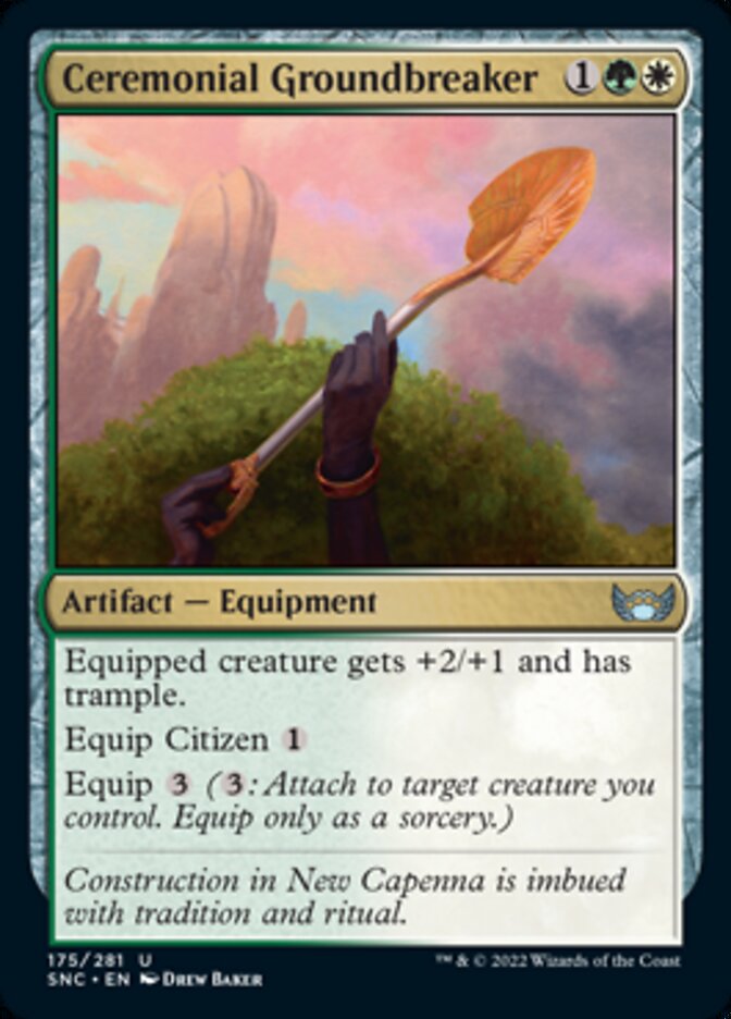Ceremonial Groundbreaker [Streets of New Capenna] MTG Single Magic: The Gathering | Red Claw Gaming