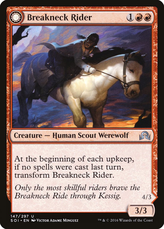 Breakneck Rider // Neck Breaker [Shadows over Innistrad] MTG Single Magic: The Gathering | Red Claw Gaming