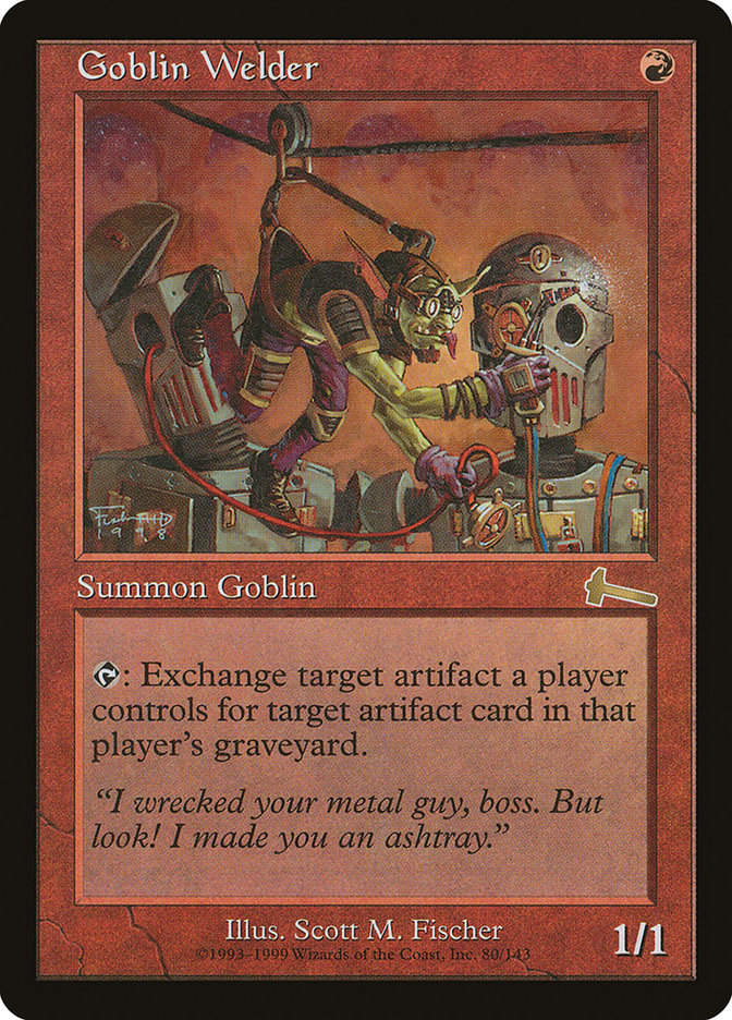 Goblin Welder [Urza's Legacy] MTG Single Magic: The Gathering | Red Claw Gaming
