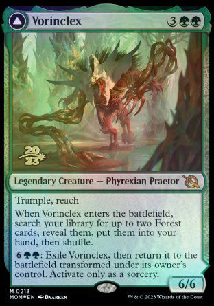 Vorinclex // The Grand Evolution [March of the Machine Prerelease Promos] MTG Single Magic: The Gathering    | Red Claw Gaming