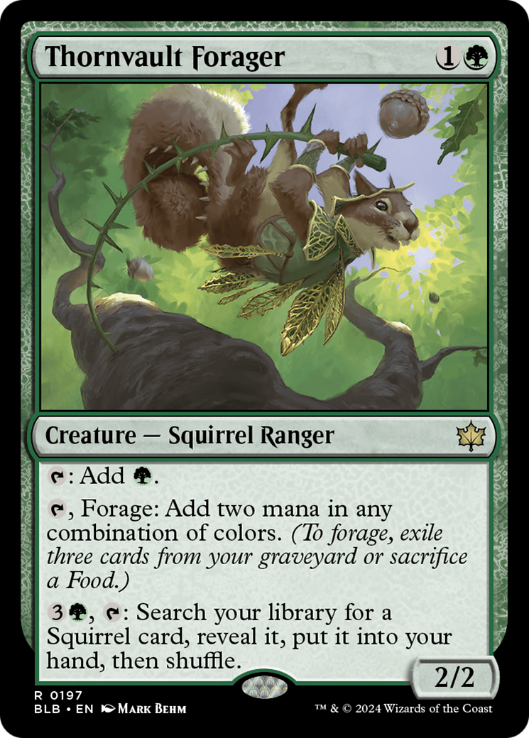 Thornvault Forager [Bloomburrow] MTG Single Magic: The Gathering | Red Claw Gaming