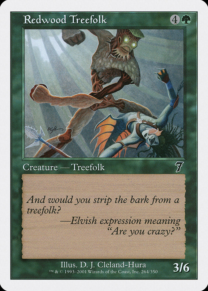 Redwood Treefolk [Seventh Edition] MTG Single Magic: The Gathering | Red Claw Gaming