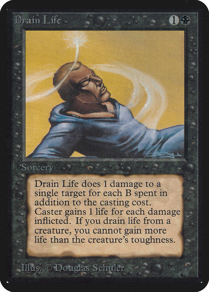 Drain Life [Alpha Edition] MTG Single Magic: The Gathering | Red Claw Gaming