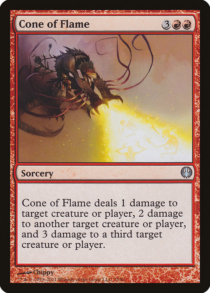 Cone of Flame [Duel Decks: Knights vs. Dragons] MTG Single Magic: The Gathering | Red Claw Gaming