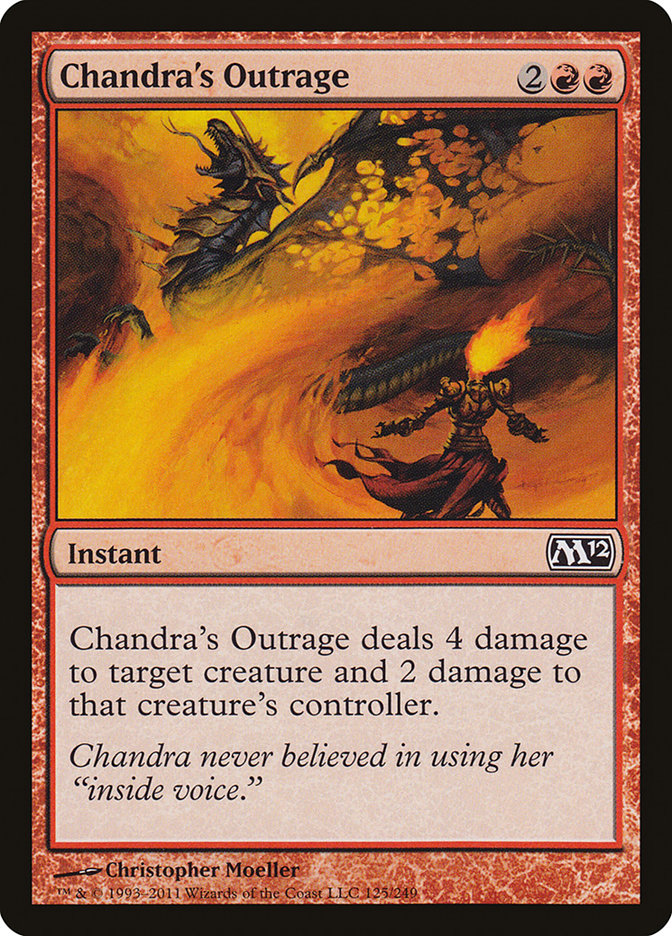 Chandra's Outrage [Magic 2012] MTG Single Magic: The Gathering | Red Claw Gaming
