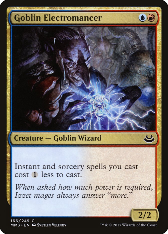 Goblin Electromancer [Modern Masters 2017] MTG Single Magic: The Gathering | Red Claw Gaming