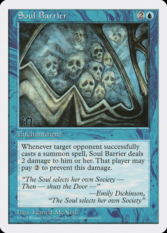 Soul Barrier [Fifth Edition] MTG Single Magic: The Gathering | Red Claw Gaming