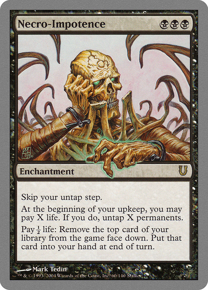 Necro-Impotence [Unhinged] MTG Single Magic: The Gathering | Red Claw Gaming