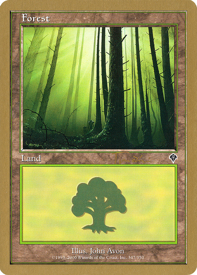 Forest (jt347) (Jan Tomcani) [World Championship Decks 2001] MTG Single Magic: The Gathering | Red Claw Gaming