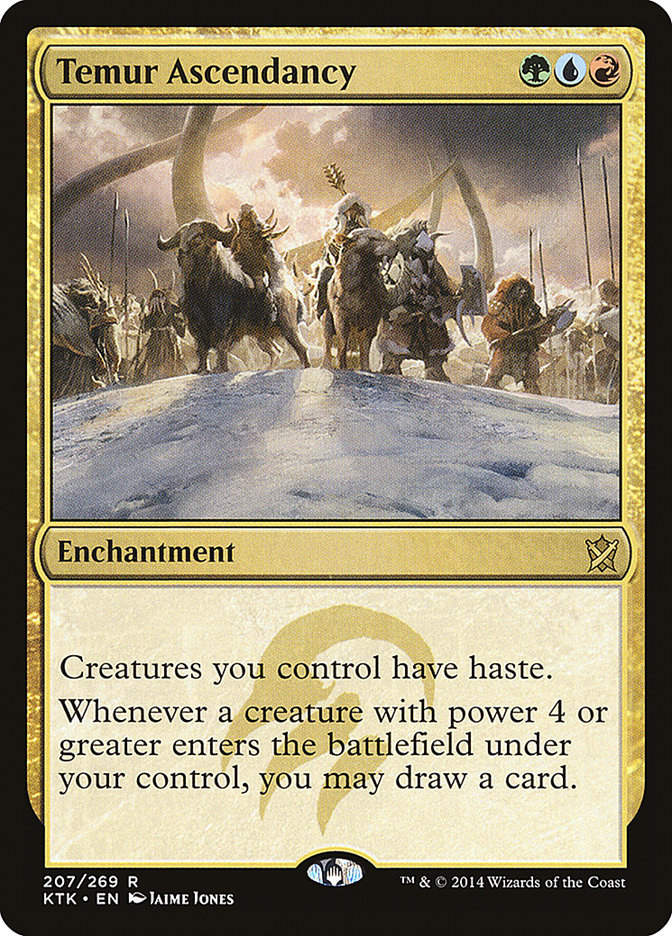 Temur Ascendancy [Khans of Tarkir] MTG Single Magic: The Gathering | Red Claw Gaming