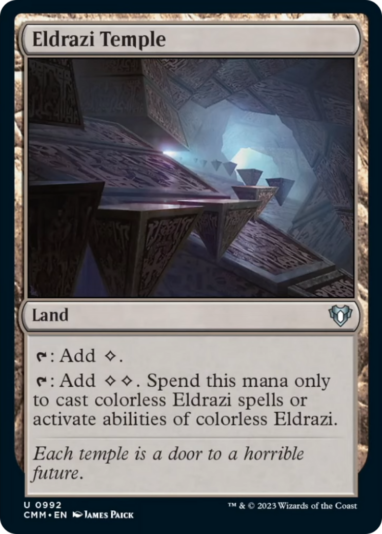 Eldrazi Temple [Commander Masters] MTG Single Magic: The Gathering | Red Claw Gaming