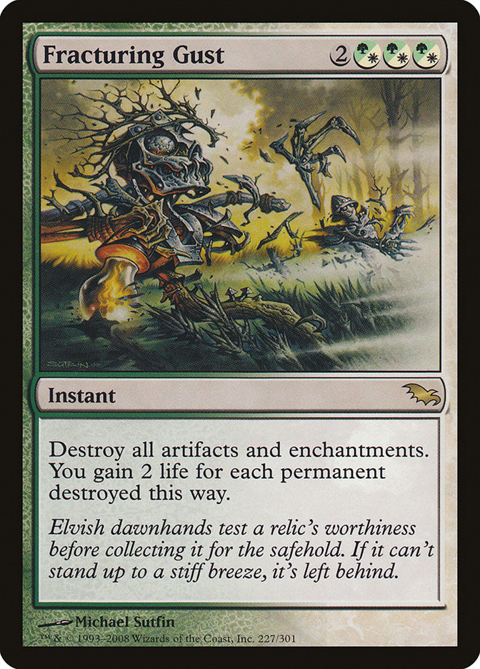 Fracturing Gust [Shadowmoor] MTG Single Magic: The Gathering | Red Claw Gaming