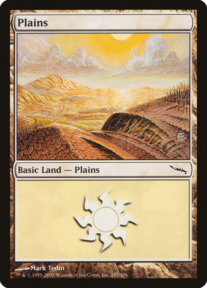 Plains (287) [Mirrodin] MTG Single Magic: The Gathering | Red Claw Gaming