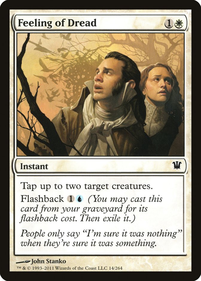 Feeling of Dread [Innistrad] MTG Single Magic: The Gathering | Red Claw Gaming