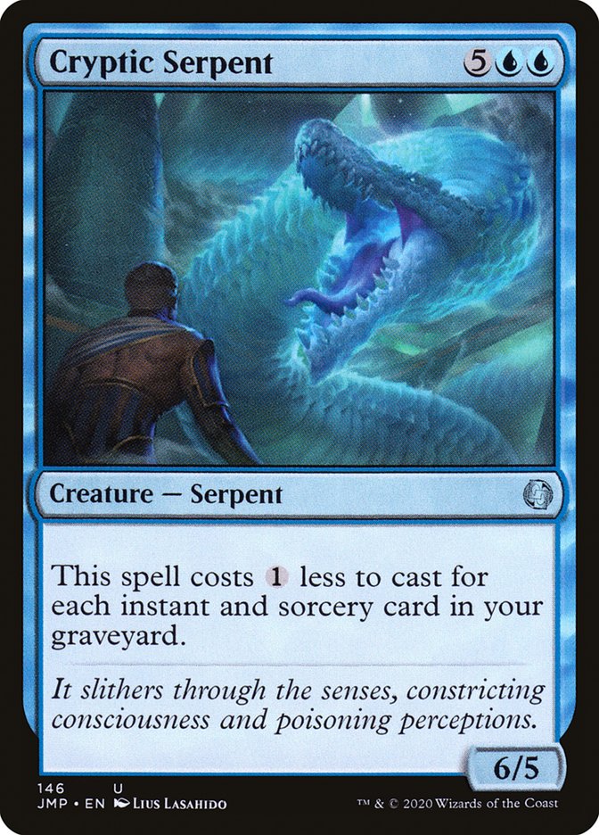 Cryptic Serpent [Jumpstart] MTG Single Magic: The Gathering | Red Claw Gaming